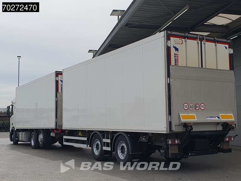 Scania R410 6X2 Carrier Supra 1250 Multi temp Retarder Ladebordwand Liftachse Euro 6 - شاحنة الفريزر: صورة 2 Scania R410 6X2 Carrier Supra 1250 Multi temp Retarder Ladebordwand Liftachse Euro 6 - شاحنة الفريزر: صورة 2