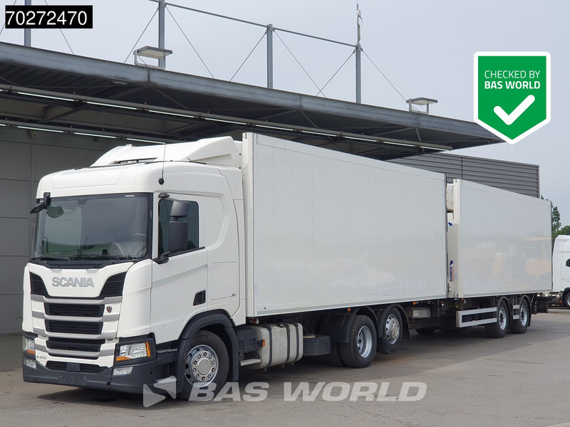Scania R410 6X2 Carrier Supra 1250 Multi temp Retarder Ladebordwand Liftachse Euro 6 - شاحنة الفريزر: صورة 1 Scania R410 6X2 Carrier Supra 1250 Multi temp Retarder Ladebordwand Liftachse Euro 6 - شاحنة الفريزر: صورة 1