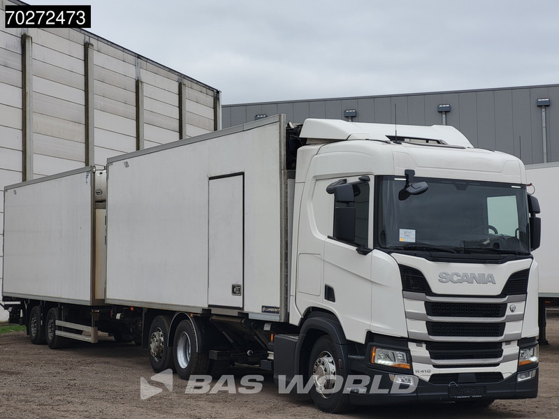 Scania R410 6X2 Refrigerated Combi Lamberet Carrier Retarder Euro 6 - شاحنة الفريزر: صورة 3 Scania R410 6X2 Refrigerated Combi Lamberet Carrier Retarder Euro 6 - شاحنة الفريزر: صورة 3