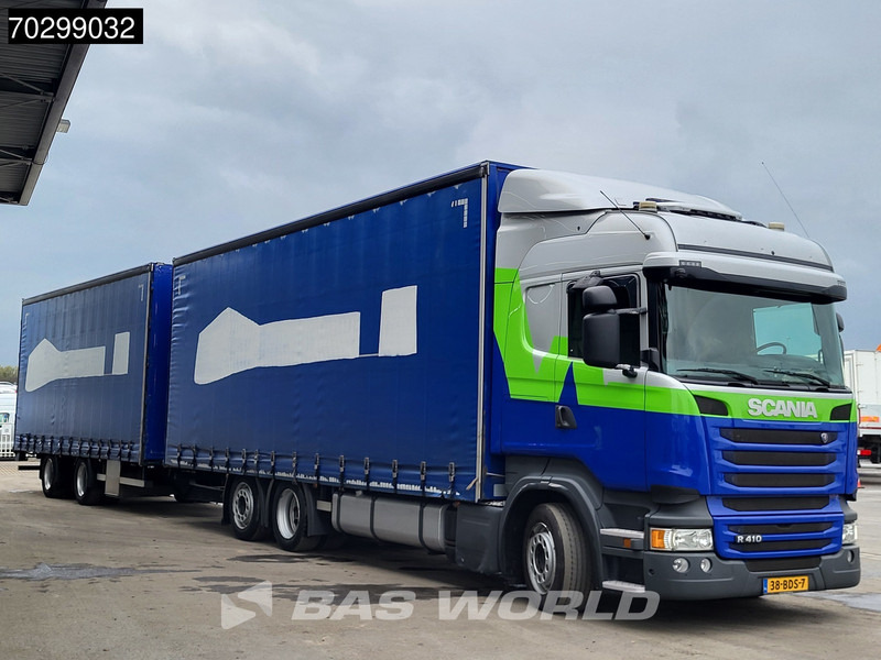 Scania R410 R 6X2 NL-Combi Curtainsides Lift+steering axle Automatic Euro 6 - شاحنة ستارة: صورة 3 Scania R410 R 6X2 NL-Combi Curtainsides Lift+steering axle Automatic Euro 6 - شاحنة ستارة: صورة 3