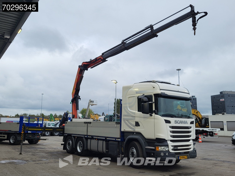 Scania R410 R 6X2 NL-Truck Palfinger PK22002-EH Crane Kran Lift+Steering-Axle Euro 6 - شاحنات مسطحة, شاحنة كرين: صورة 3 Scania R410 R 6X2 NL-Truck Palfinger PK22002-EH Crane Kran Lift+Steering-Axle Euro 6 - شاحنات مسطحة, شاحنة كرين: صورة 3