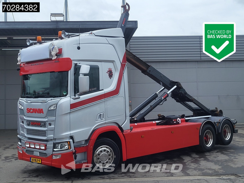 Scania R450 R 6X2 NL-Truck 26t Haak Retarder Liftas Navi Euro 6 - شاحنة ذات خطاف: صورة 1 Scania R450 R 6X2 NL-Truck 26t Haak Retarder Liftas Navi Euro 6 - شاحنة ذات خطاف: صورة 1