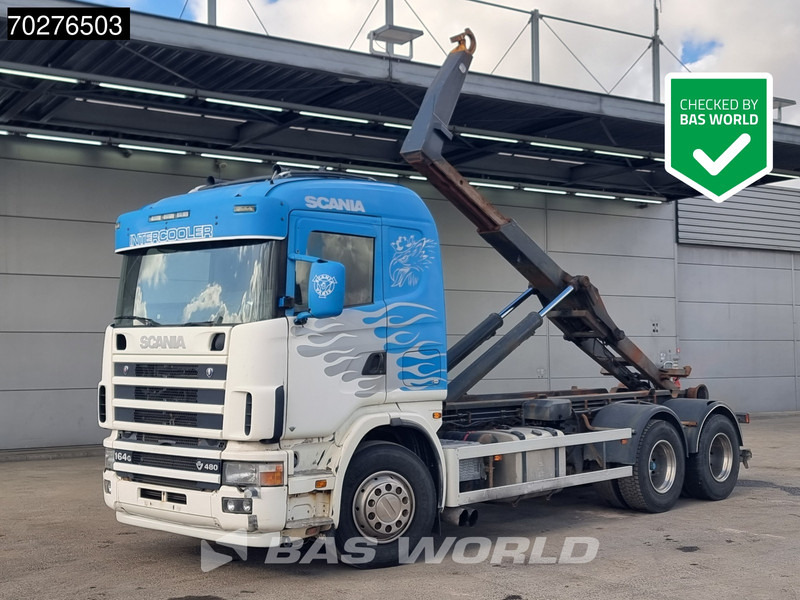 Scania R480 6X2 20tons Multilift LBS 20-570 Retarder Manual Euro 3 - شاحنة ذات خطاف: صورة 1 Scania R480 6X2 20tons Multilift LBS 20-570 Retarder Manual Euro 3 - شاحنة ذات خطاف: صورة 1
