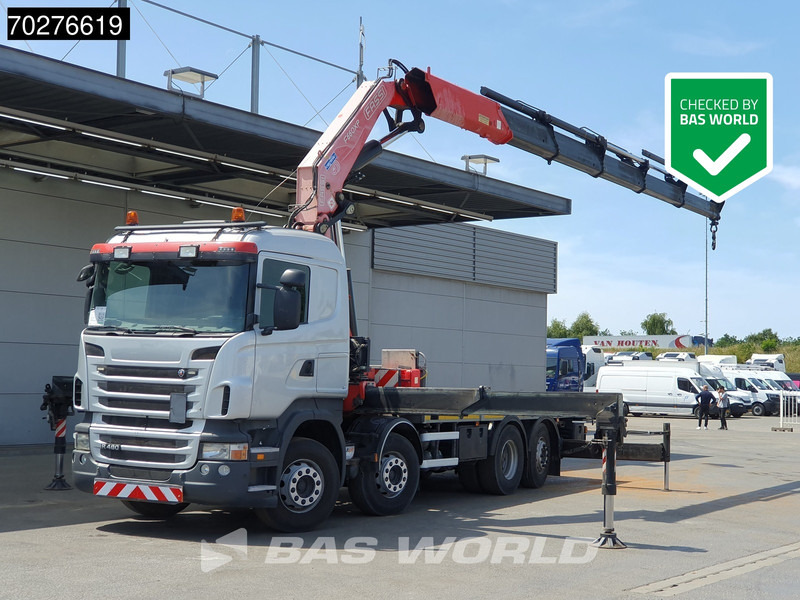 Scania R480 8X2 FASSI F660AXP.25 Manual Retarder Lift+Lenkachse Euro 5 - شاحنات مسطحة, شاحنة كرين: صورة 1 Scania R480 8X2 FASSI F660AXP.25 Manual Retarder Lift+Lenkachse Euro 5 - شاحنات مسطحة, شاحنة كرين: صورة 1