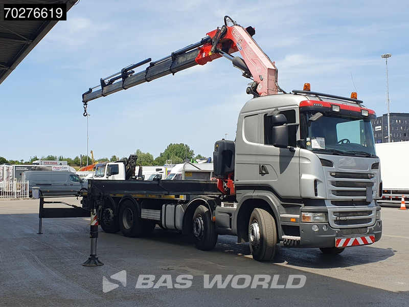Scania R480 8X2 FASSI F660AXP.25 Manual Retarder Lift+Lenkachse Euro 5 - شاحنات مسطحة, شاحنة كرين: صورة 2 Scania R480 8X2 FASSI F660AXP.25 Manual Retarder Lift+Lenkachse Euro 5 - شاحنات مسطحة, شاحنة كرين: صورة 2