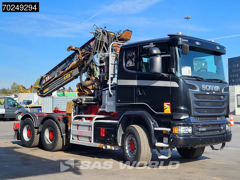 شاحنة قطع الأشجار, شاحنة كرين Scania R580 6X4 Holz Kran Diebolt D28 Full-Steel: صورة 9