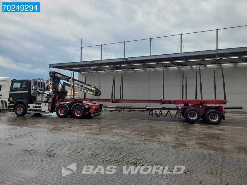 Scania R580 6X4 Holz Kran Diebolt D28 Full-Steell Extentable Trailer - شاحنة قطع الأشجار, شاحنة كرين: صورة 3 Scania R580 6X4 Holz Kran Diebolt D28 Full-Steell Extentable Trailer - شاحنة قطع الأشجار, شاحنة كرين: صورة 3