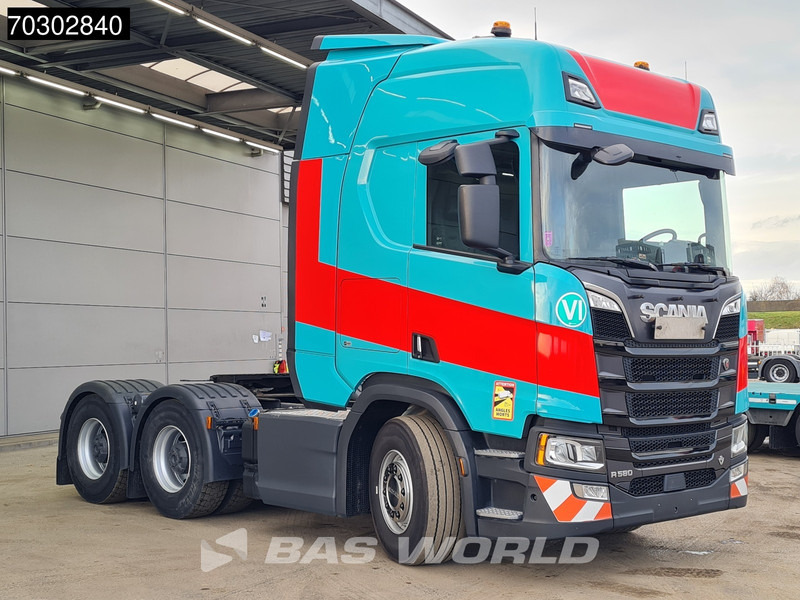 Scania R580 R 6X4 120T! 3-Pedals Retarder Big-Axle Leder Standklima - وحدة جر: صورة 3 Scania R580 R 6X4 120T! 3-Pedals Retarder Big-Axle Leder Standklima - وحدة جر: صورة 3