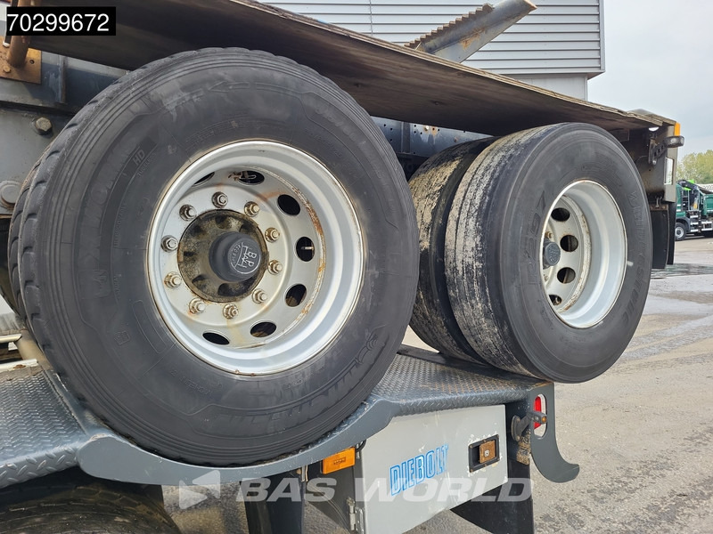 شاحنة قطع الأشجار, شاحنة كرين Scania R580 R 6X4 NL-Truck Diebolt D28.81 Kran Crane Holztransport + Dolly Retarder Euro 6: صورة 18