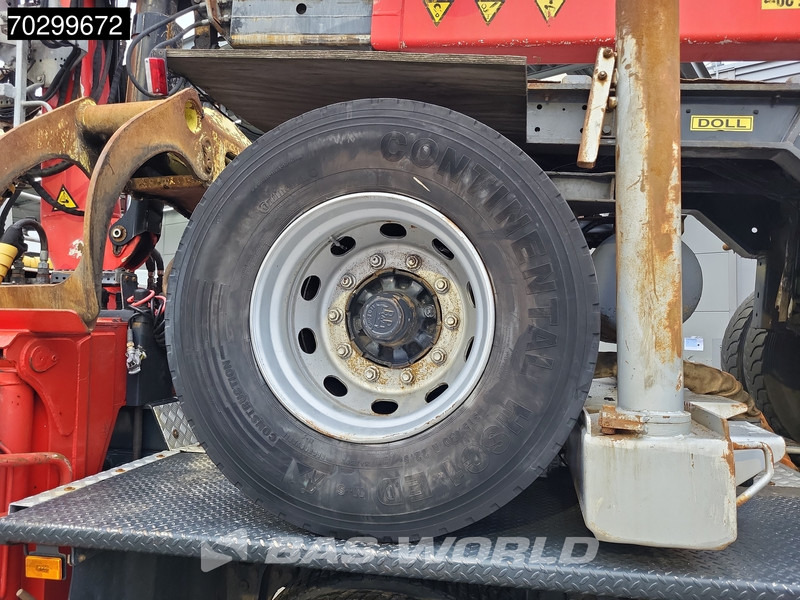 شاحنة قطع الأشجار, شاحنة كرين Scania R580 R 6X4 NL-Truck Diebolt D28.81 Kran Crane Holztransport + Dolly Retarder Euro 6: صورة 17