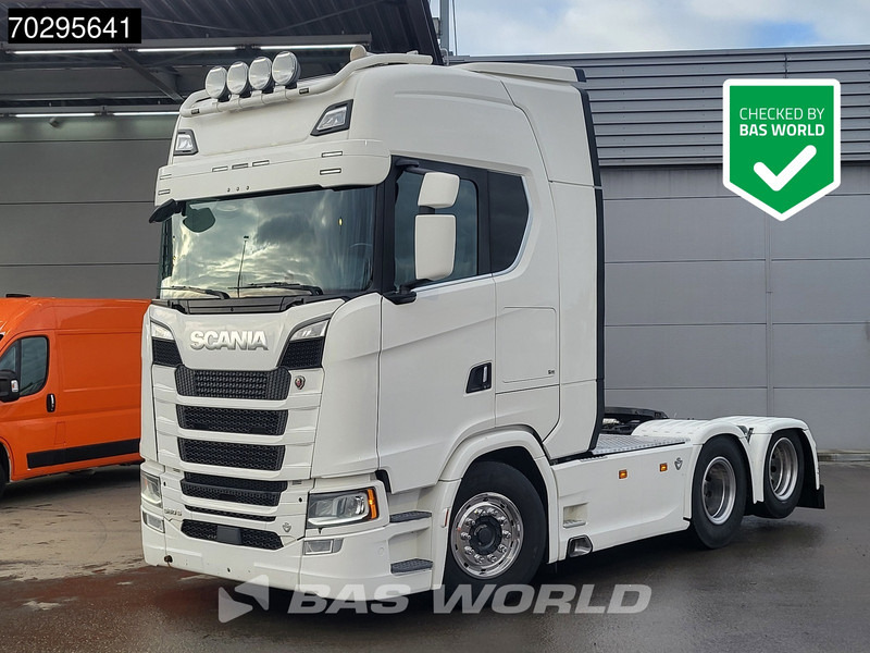 Scania S580 S 6X2 WB315! Full-Air Retarder 2xTanks Liftachse Leder StandklimaACC Navi Euro 6 - وحدة جر: صورة 1 Scania S580 S 6X2 WB315! Full-Air Retarder 2xTanks Liftachse Leder StandklimaACC Navi Euro 6 - وحدة جر: صورة 1