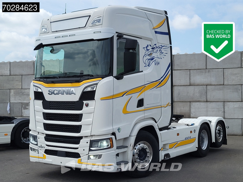 Scania S650 S 6X2 Retarder Liftachse Full-Air Leather Alcoa's - وحدة جر: صورة 1 Scania S650 S 6X2 Retarder Liftachse Full-Air Leather Alcoa's - وحدة جر: صورة 1