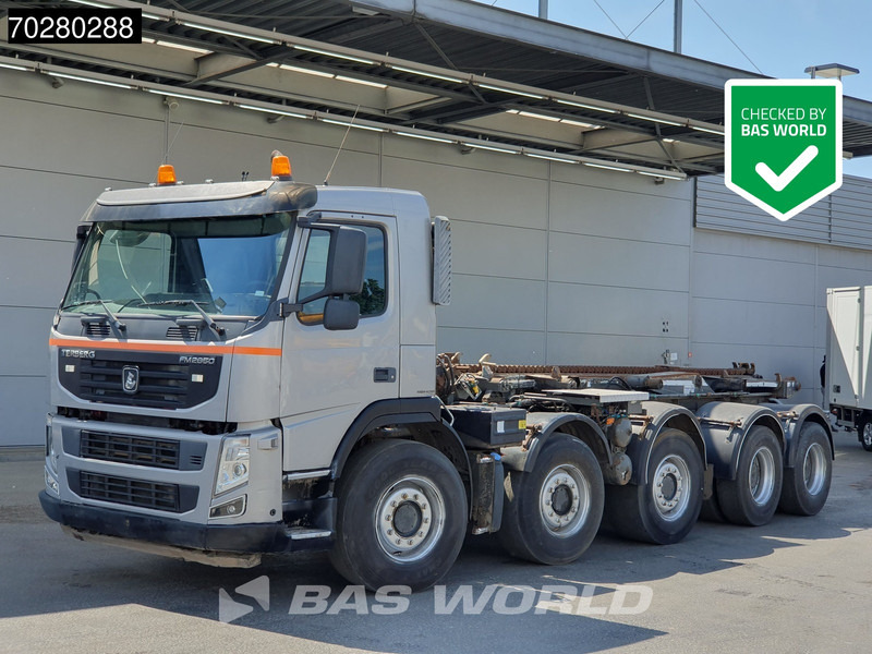 Terberg FM 2850 10X4 Chain system Retarder Big-Axle Automatic Euro 5 - شاحنة ذات خطاف: صورة 1 Terberg FM 2850 10X4 Chain system Retarder Big-Axle Automatic Euro 5 - شاحنة ذات خطاف: صورة 1
