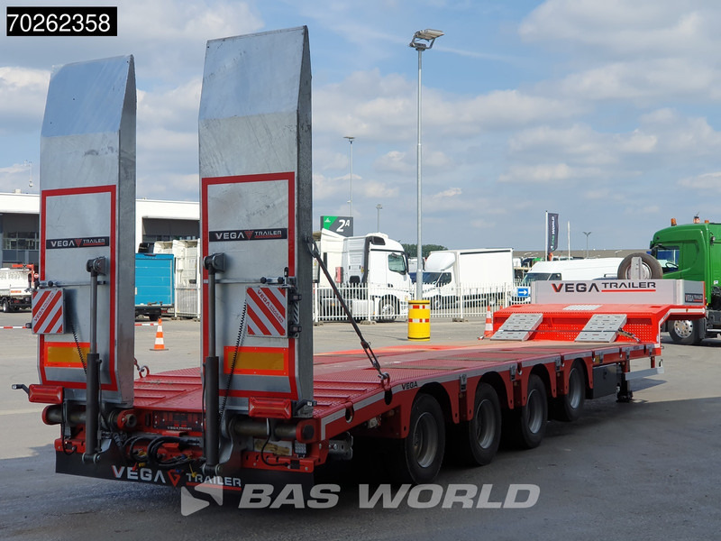 Vega STANDARD LOWBED 2 axles Lift + 2xLenkachse Hydraulic Ramps - عربة منخفضة مسطحة نصف مقطورة: صورة 5 Vega STANDARD LOWBED 2 axles Lift + 2xLenkachse Hydraulic Ramps - عربة منخفضة مسطحة نصف مقطورة: صورة 5