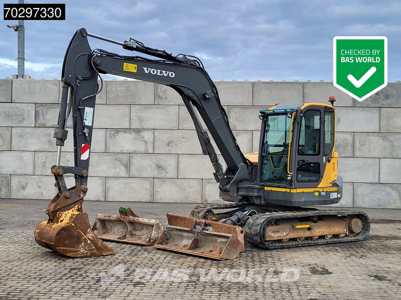 Volvo ECR88 D A/C - 3 BUCKETS - حفارة مُصَّغرة: صورة 1 Volvo ECR88 D A/C - 3 BUCKETS - حفارة مُصَّغرة: صورة 1