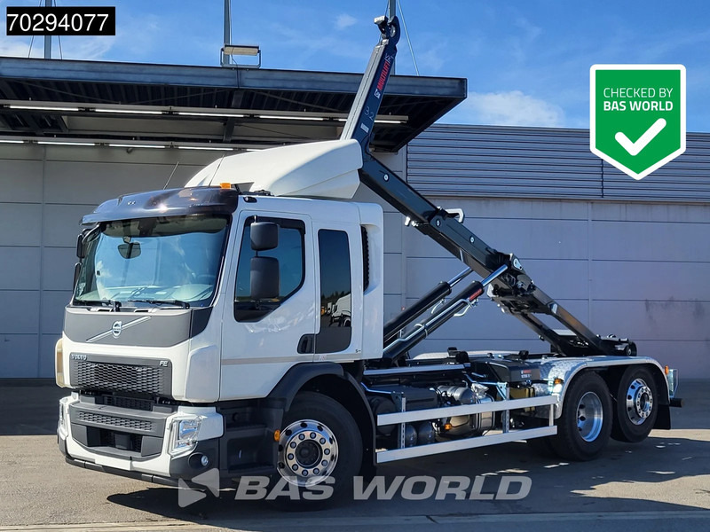 Volvo FE 320 6X2 NEW HIAB 21Tons Abrollkipper Lift+Lenkachse Automatic Euro 6 - شاحنة ذات خطاف: صورة 1 Volvo FE 320 6X2 NEW HIAB 21Tons Abrollkipper Lift+Lenkachse Automatic Euro 6 - شاحنة ذات خطاف: صورة 1
