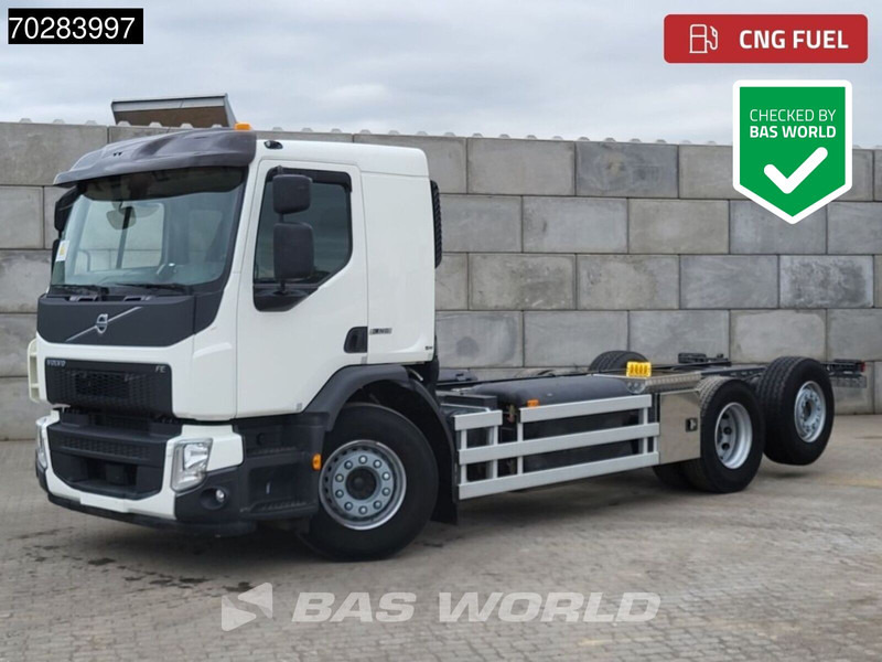 Volvo FE 320 FE 6X2 CNG Full Air suspension Lift+steering Axle Retarder Euro 6 - شاحنة هيكل كابينة: صورة 1 Volvo FE 320 FE 6X2 CNG Full Air suspension Lift+steering Axle Retarder Euro 6 - شاحنة هيكل كابينة: صورة 1