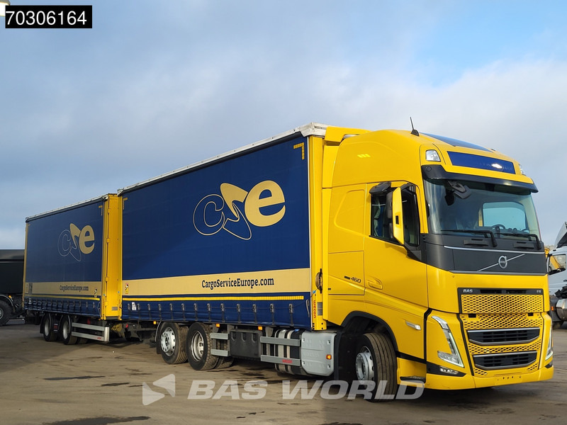 Volvo FH 460 6X2 Curtainsider Combi LNG Engine Sliding roof Lift Axle I-Park cool VEB+ - شاحنة ستارة: صورة 3 Volvo FH 460 6X2 Curtainsider Combi LNG Engine Sliding roof Lift Axle I-Park cool VEB+ - شاحنة ستارة: صورة 3