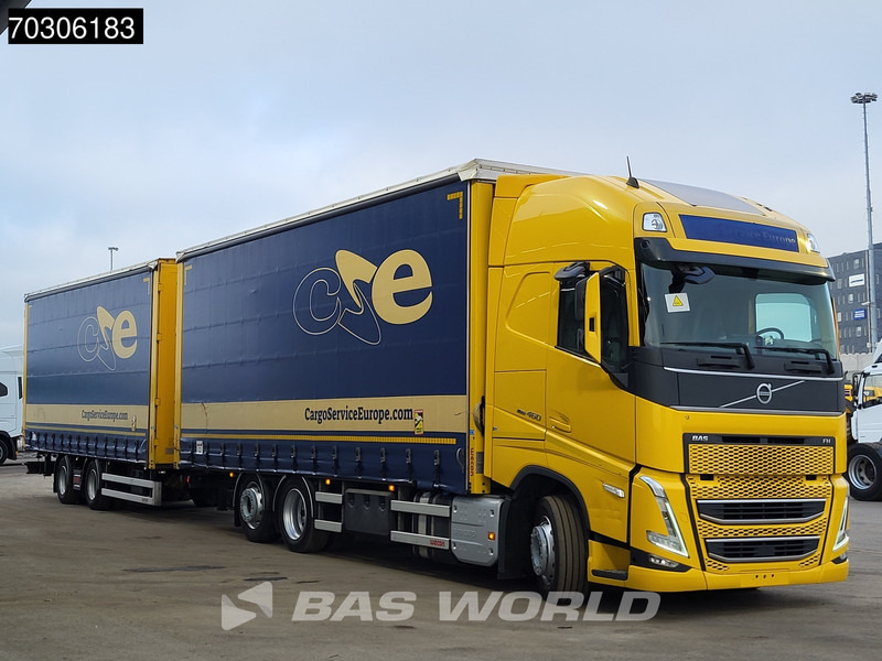 Volvo FH 460 6X2 Curtainsider Combi LNG Engine Sliding roof Lift Axle I-Park cool VEB+ - شاحنة ستارة: صورة 3 Volvo FH 460 6X2 Curtainsider Combi LNG Engine Sliding roof Lift Axle I-Park cool VEB+ - شاحنة ستارة: صورة 3