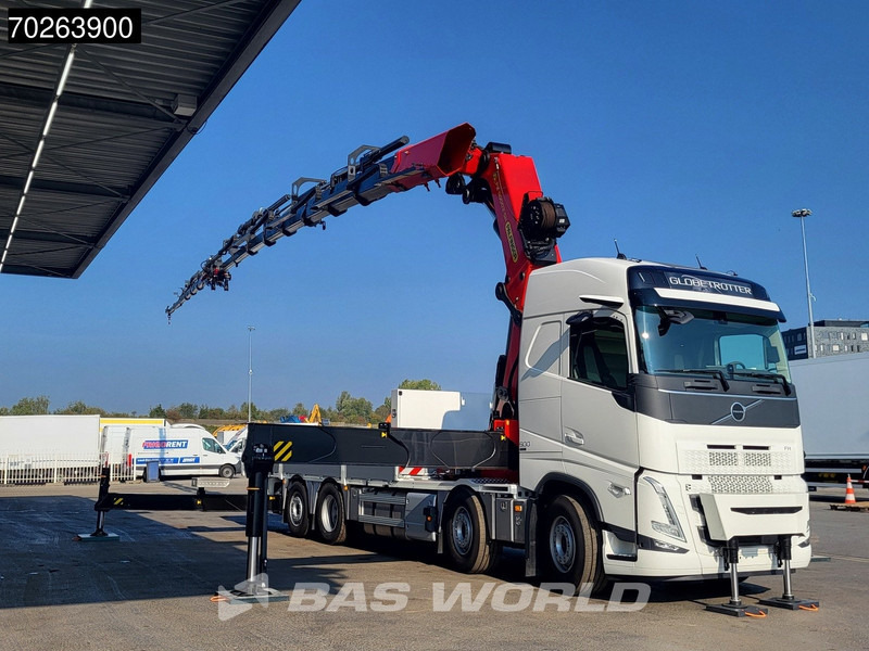 Volvo FH 500 8X2 Palfinger PK110002 SH Crane + Fly-Jib Winch VEB+ Euro 6 - شاحنات مسطحة, شاحنة كرين: صورة 3 Volvo FH 500 8X2 Palfinger PK110002 SH Crane + Fly-Jib Winch VEB+ Euro 6 - شاحنات مسطحة, شاحنة كرين: صورة 3