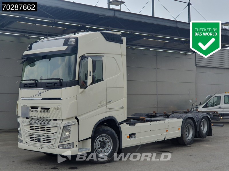Volvo FH 500 FH 6X2 BDF Liftaxle Automatic Xenon Navi ACC Euro 6 - شاحنات الحاويات / جسم علوي قابل للتغيير شاحنة: صورة 1 Volvo FH 500 FH 6X2 BDF Liftaxle Automatic Xenon Navi ACC Euro 6 - شاحنات الحاويات / جسم علوي قابل للتغيير شاحنة: صورة 1