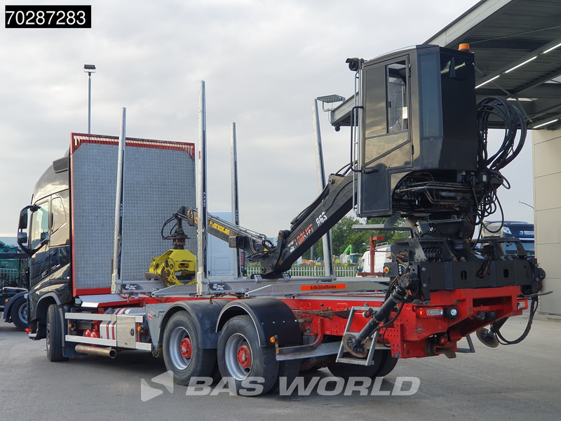 شاحنة قطع الأشجار, شاحنة كرين Volvo FH16 750 FH16 6X4 HIAB E96S 79 wood crane Retarder Dynamic-Steering Big-Axle Euro 6: صورة 14