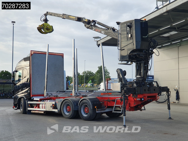 Volvo FH16 750 FH16 6X4 HIAB E96S 79 wood crane Retarder Dynamic-Steering Big-Axle Euro 6 - شاحنة قطع الأشجار, شاحنة كرين: صورة 2 Volvo FH16 750 FH16 6X4 HIAB E96S 79 wood crane Retarder Dynamic-Steering Big-Axle Euro 6 - شاحنة قطع الأشجار, شاحنة كرين: صورة 2