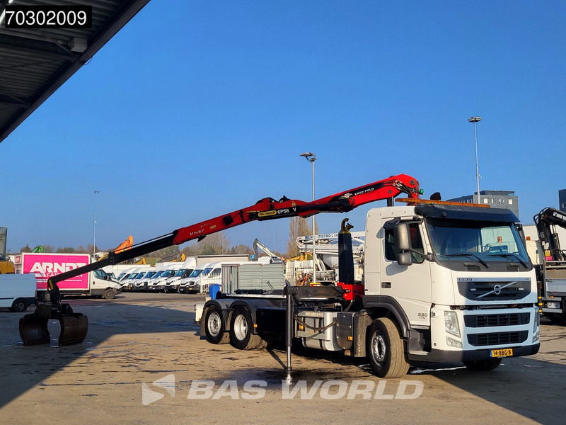Volvo FM 330 FM 6X2 Palfinger Epsilon Z-Crane VDL Hook Lift+Steering Axle - شاحنة ذات خطاف, شاحنة كرين: صورة 5 Volvo FM 330 FM 6X2 Palfinger Epsilon Z-Crane VDL Hook Lift+Steering Axle - شاحنة ذات خطاف, شاحنة كرين: صورة 5