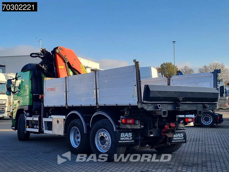 Volvo FM 340 FM 6X2 Palfinger PK23002 Crane 10m3 3-way tipper Lift+steering axle Euro 5 - شاحنة قلاب, شاحنة كرين: صورة 2 Volvo FM 340 FM 6X2 Palfinger PK23002 Crane 10m3 3-way tipper Lift+steering axle Euro 5 - شاحنة قلاب, شاحنة كرين: صورة 2