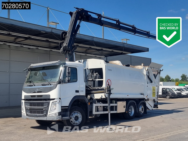 Volvo FM 370 6X2 Hiab X-Hipro 162 Kran GeesinkNorba Lift+Lenkachse VEB Euro 6 - شاحنة النفايات: صورة 1 Volvo FM 370 6X2 Hiab X-Hipro 162 Kran GeesinkNorba Lift+Lenkachse VEB Euro 6 - شاحنة النفايات: صورة 1