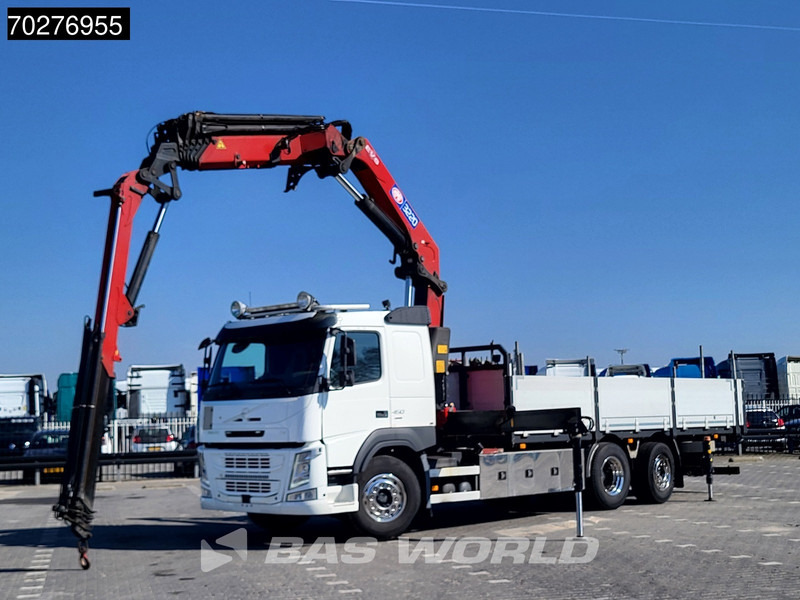 Volvo FM 450 6X2 HMF 3220 Crane Kran Lift-Lenkachse VEB+ Euro 6 - شاحنات مسطحة, شاحنة كرين: صورة 2 Volvo FM 450 6X2 HMF 3220 Crane Kran Lift-Lenkachse VEB+ Euro 6 - شاحنات مسطحة, شاحنة كرين: صورة 2