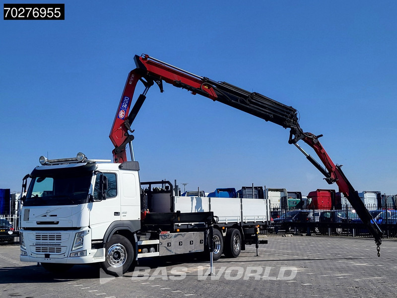 شاحنات مسطحة, شاحنة كرين Volvo FM 450 6X2 HMF3220 K5 + Jib K5 Crane Kran Lift-Steering Axle VEB+ Automatic: صورة 5