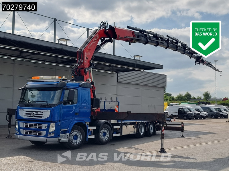 Volvo FM 450 8X2 FASSI 100 Ton/Meter Crane Kran 7 + 6 Jib Lift+steering Axle Euro 5 - شاحنات مسطحة, شاحنة كرين: صورة 1 Volvo FM 450 8X2 FASSI 100 Ton/Meter Crane Kran 7 + 6 Jib Lift+steering Axle Euro 5 - شاحنات مسطحة, شاحنة كرين: صورة 1