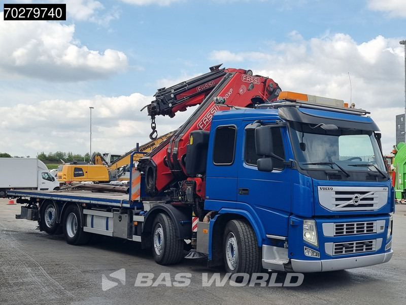 شاحنات مسطحة, شاحنة كرين Volvo FM 450 8X2 FASSI 100 Ton/Meter Crane Kran 7 + 6 Jib Lift+steering Axle Euro 5: صورة 12