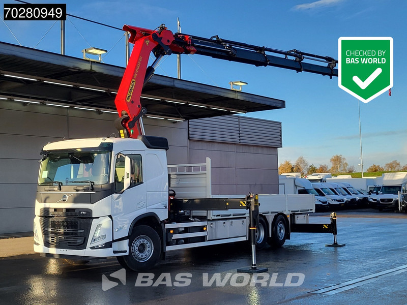 Volvo FM 500 6X2 NEW! Palfinger PK41002 EH-E Kran Crane Lift-steering Axle Euro 6 - شاحنات مسطحة, شاحنة كرين: صورة 1 Volvo FM 500 6X2 NEW! Palfinger PK41002 EH-E Kran Crane Lift-steering Axle Euro 6 - شاحنات مسطحة, شاحنة كرين: صورة 1