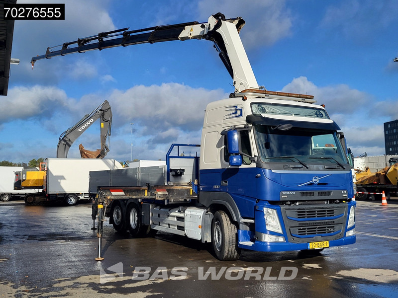 Volvo FM 500 FM 6X2 NL-Truck HMF 3220-K7 Kran Crane Winch Lift+Steering-Axle Euro 6 - شاحنات مسطحة, شاحنة كرين: صورة 3 Volvo FM 500 FM 6X2 NL-Truck HMF 3220-K7 Kran Crane Winch Lift+Steering-Axle Euro 6 - شاحنات مسطحة, شاحنة كرين: صورة 3