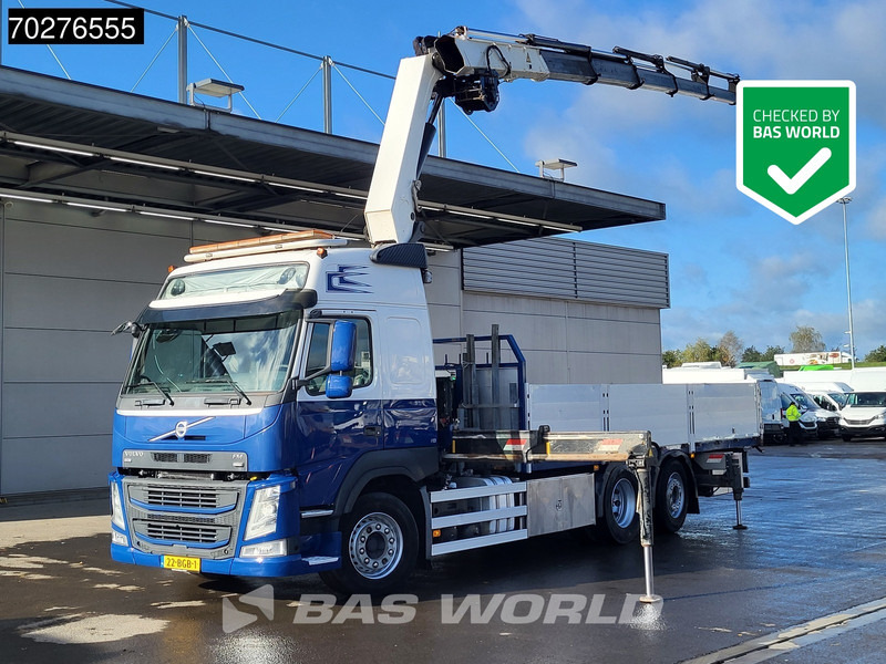 Volvo FM 500 FM 6X2 NL-Truck HMF 3220-K7 Kran Crane Winch Lift+Steering-Axle Euro 6 - شاحنات مسطحة, شاحنة كرين: صورة 1 Volvo FM 500 FM 6X2 NL-Truck HMF 3220-K7 Kran Crane Winch Lift+Steering-Axle Euro 6 - شاحنات مسطحة, شاحنة كرين: صورة 1