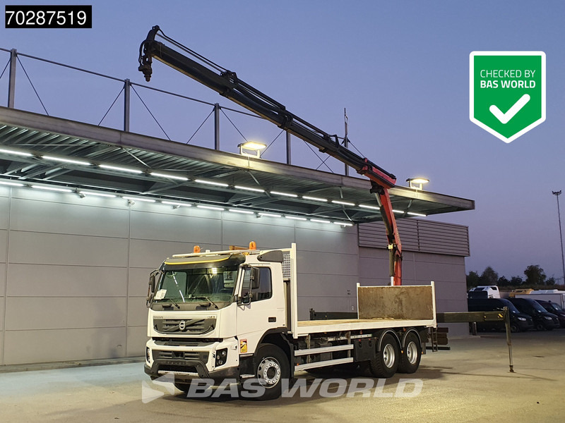 Volvo FMX 370 6X4 Palfinger PK18002 EH Crane Kran Automatic Euro 5 - شاحنات مسطحة, شاحنة كرين: صورة 1 Volvo FMX 370 6X4 Palfinger PK18002 EH Crane Kran Automatic Euro 5 - شاحنات مسطحة, شاحنة كرين: صورة 1