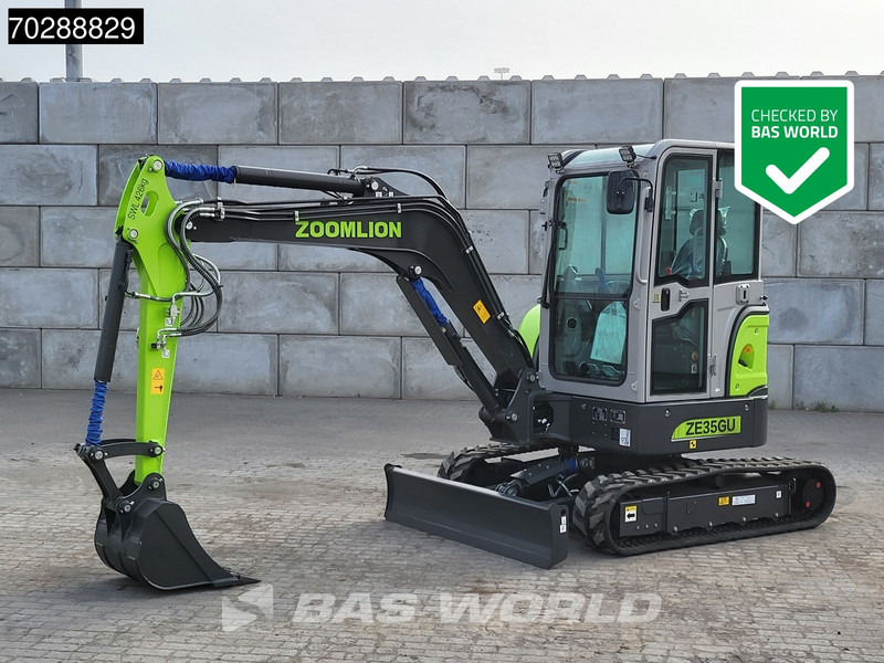 Zoomlion ZE35 GU A/C - CE CERTIFIED - حفارة مُصَّغرة: صورة 1 Zoomlion ZE35 GU A/C - CE CERTIFIED - حفارة مُصَّغرة: صورة 1