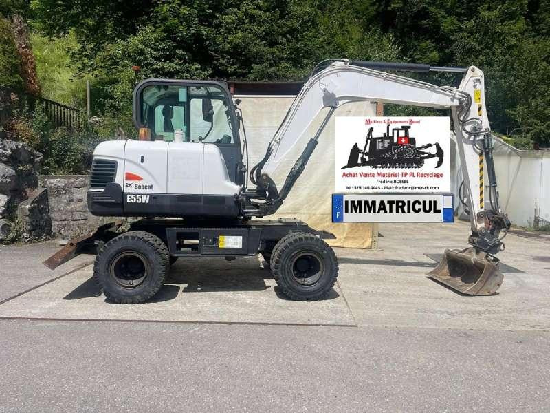 Bobcat E55W - حفارة دولاب: صورة 1 Bobcat E55W - حفارة دولاب: صورة 1