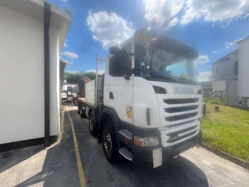 Scania G480 8X4 GRUE FASSI - شاحنات مسطحة: صورة 2 Scania G480 8X4 GRUE FASSI - شاحنات مسطحة: صورة 2