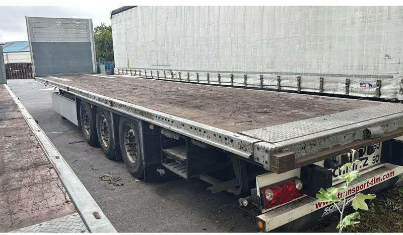 Schmitz 3 ESSIEUX - نصف مقطورة مسطحة: صورة 1 Schmitz 3 ESSIEUX - نصف مقطورة مسطحة: صورة 1