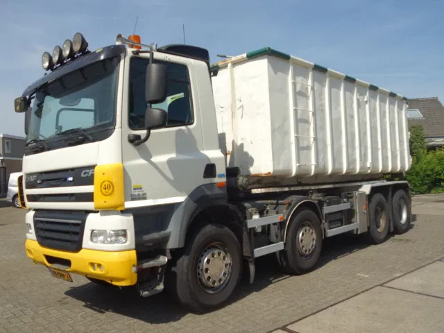 DAF CF 410 8X4 NCH CONTAINER SYSTEEM 32 TON 90 graden silo containers - شاحنة - نظام الكابلات: صورة 3 DAF CF 410 8X4 NCH CONTAINER SYSTEEM 32 TON 90 graden silo containers - شاحنة - نظام الكابلات: صورة 3