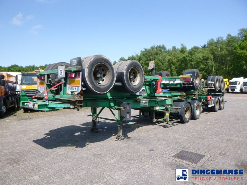 ASCA Stack 4 x container trailer + dolly 20-30-40-45 ft - نصف مقطورة لنقل الحاويات: صورة 1 ASCA Stack 4 x container trailer + dolly 20-30-40-45 ft - نصف مقطورة لنقل الحاويات: صورة 1
