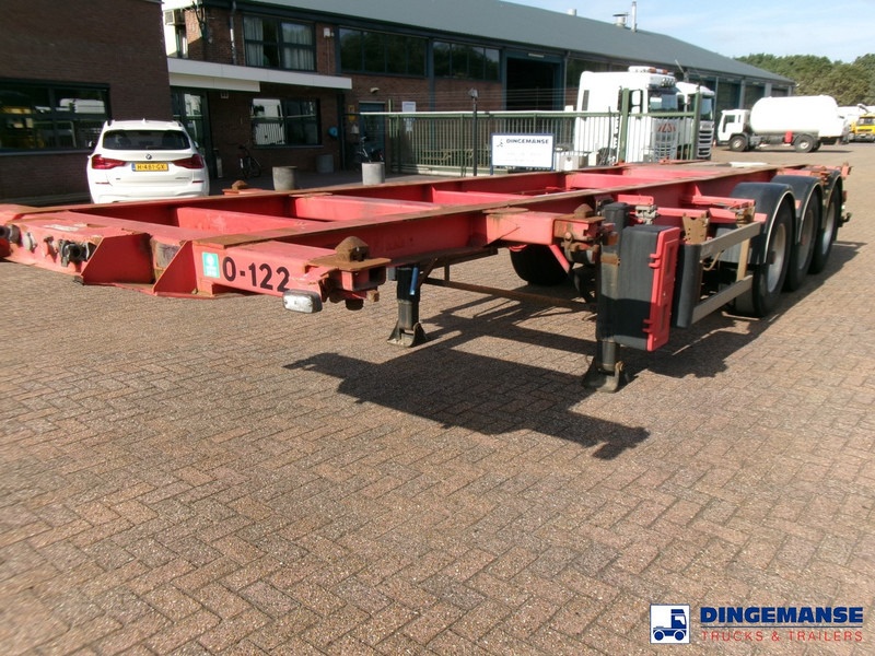 Burg 3-axle container chassis 20,30 ft + ADR - نصف مقطورة لنقل الحاويات: صورة 1 Burg 3-axle container chassis 20,30 ft + ADR - نصف مقطورة لنقل الحاويات: صورة 1