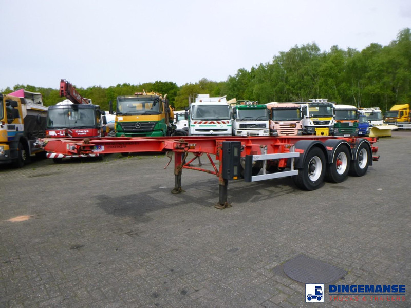 Burg 3-axle container chassis 20-30 ft - نصف مقطورة لنقل الحاويات: صورة 1 Burg 3-axle container chassis 20-30 ft - نصف مقطورة لنقل الحاويات: صورة 1