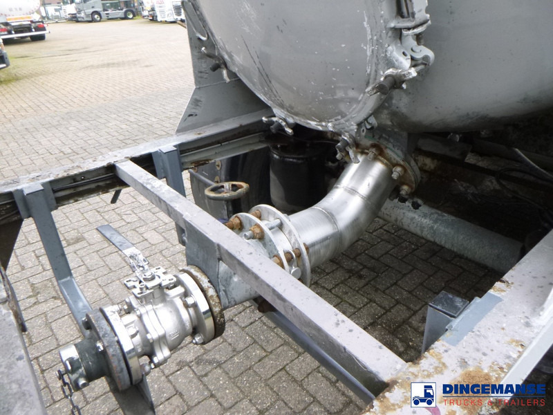 نصف مقطورة صهريج Clayton Chemical tank inox 30 m3 / 1 comp: صورة 6