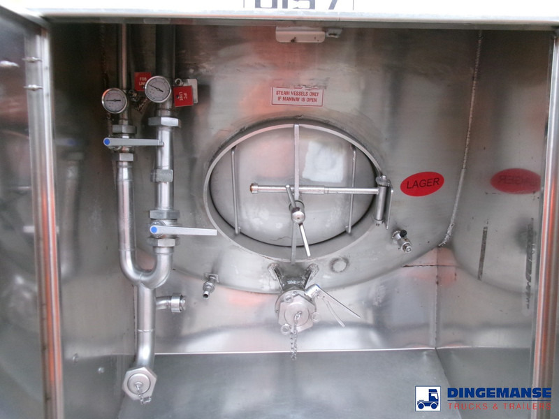 نصف مقطورة صهريج Clayton Food (beer) tank inox 30 m3 / 1 comp: صورة 11
