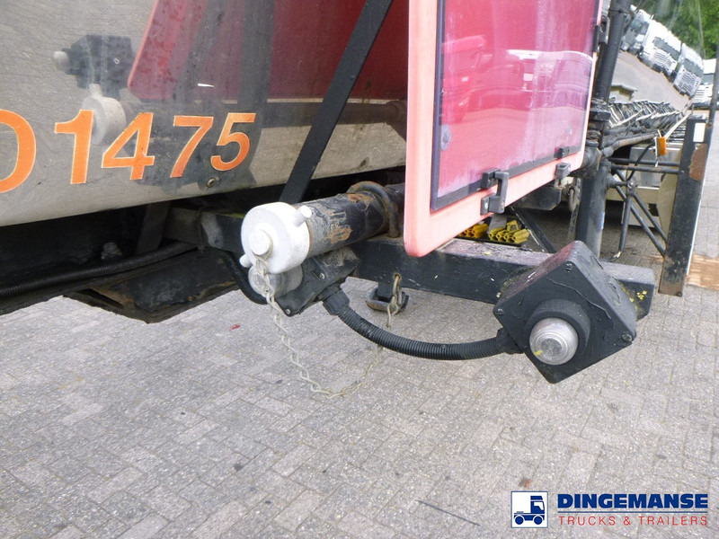 نصف مقطورة صهريج Crane Fruehauf Bitumen tank inox 28 m3 / 1 comp: صورة 13