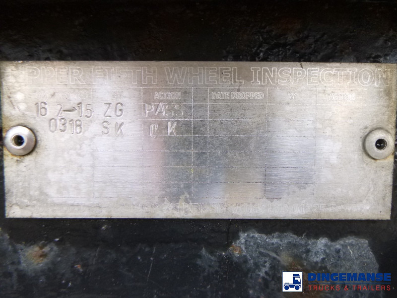 نصف مقطورة صهريج Crane Fruehauf Bitumen tank inox 28 m3 / 1 comp: صورة 19